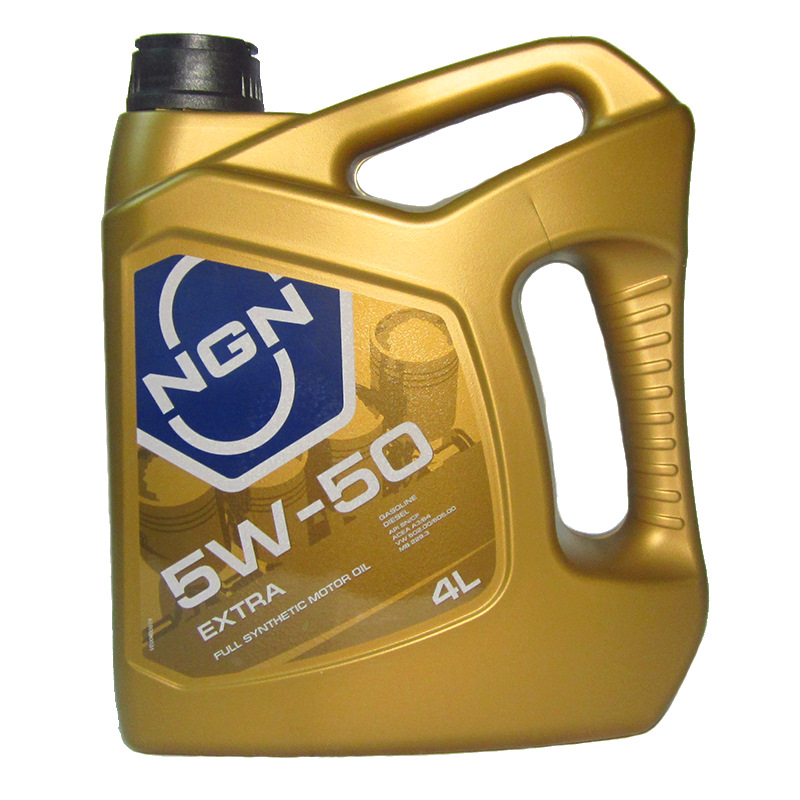 Озон автомобильные масла. NGN 5w50. Масло моторное NGN Extra 5w-50 синтетическое 4 л v172085303. NGN v172085301. 5w-50 Extra SN/CF 4л (синт. Мотор. Масло) NGN.